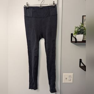 Calia Gray Leggings with Subtle Details